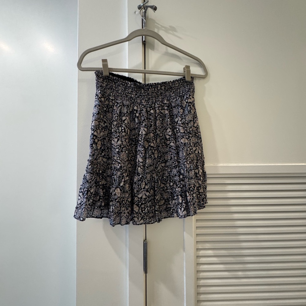 INTERMIX Lavendar and Gray Mini Skirt